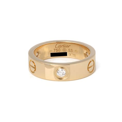 used cartier love rings.